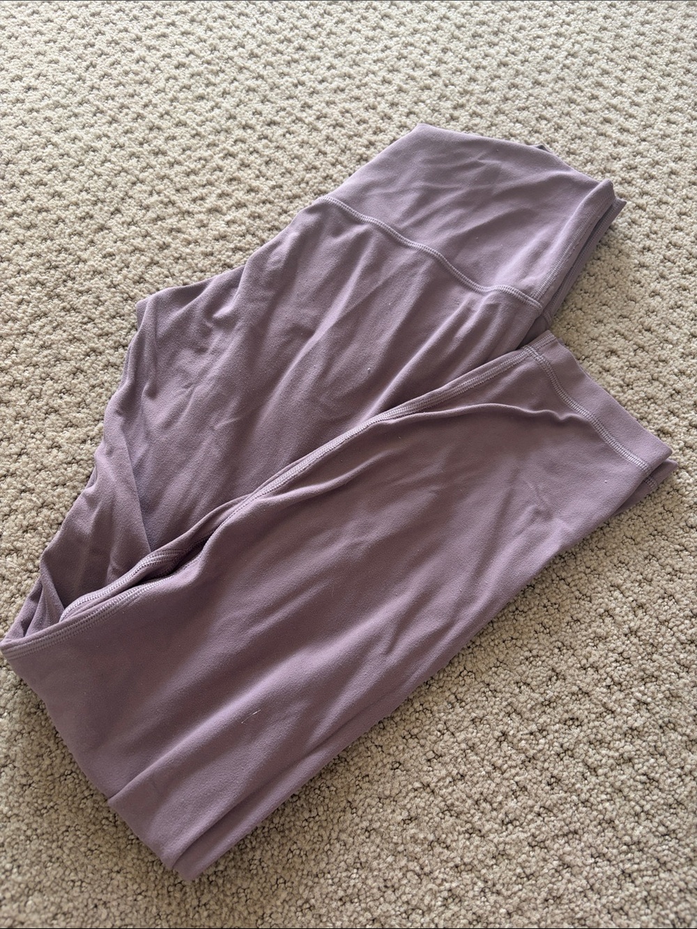 Lululemon High-Waist Lavender/Nude Active Leggings